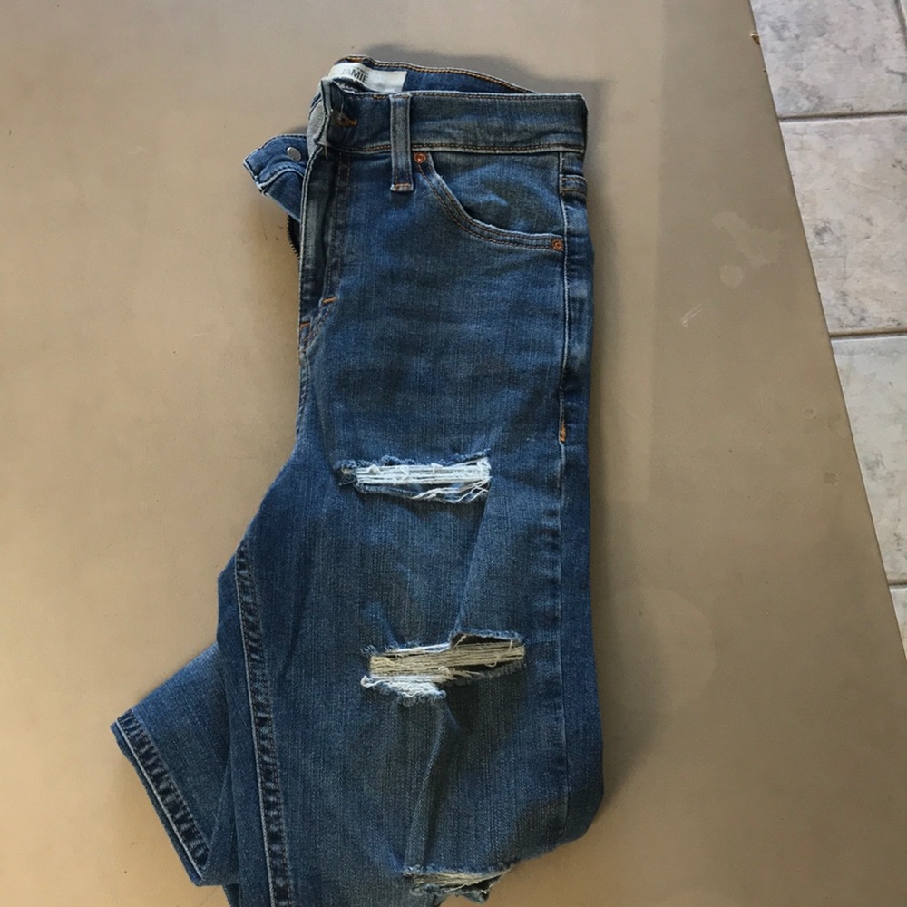 TOP SHOP JAMIE ripped jeans